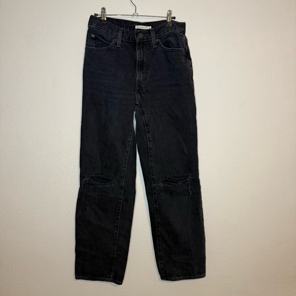 Levi’s Black Straight Leg Jeans Classic Style